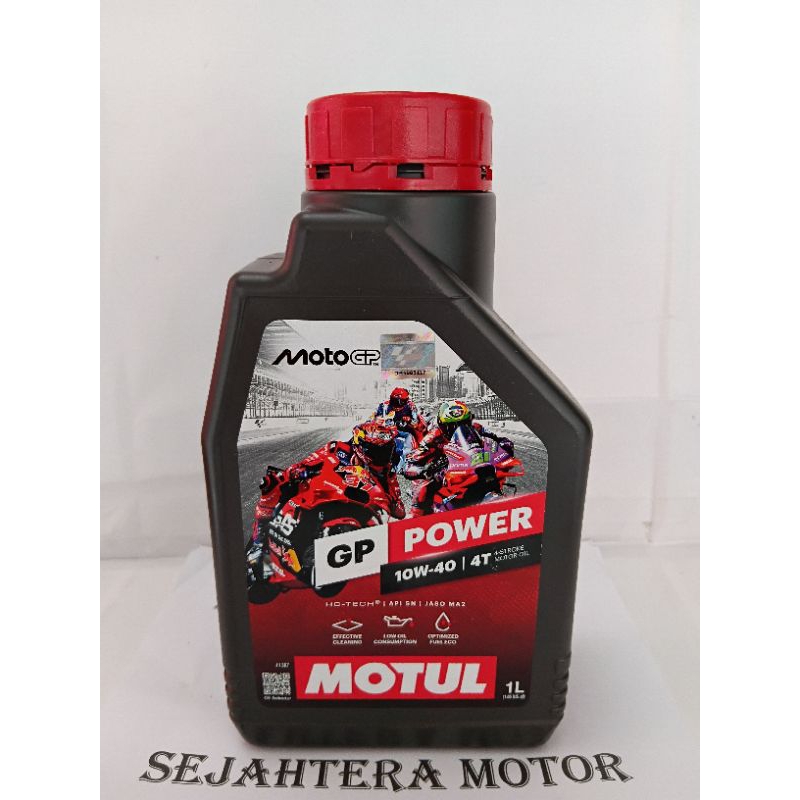 Oli Original asli MOTUL untuk motor BEBEK & MATIC [GP POWER 1 LITER & GP MATIC 1 LITER]