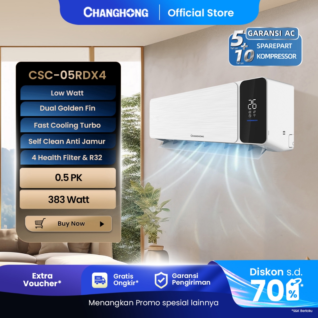 Changhong CSC05RDX AC Low Watt 1/2 PK