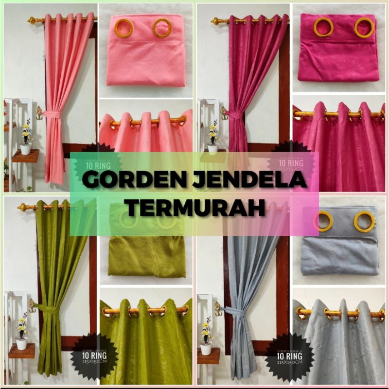 Gorden Jendela Minimalis/Gorden Jendela Pendek/Horden Pendek