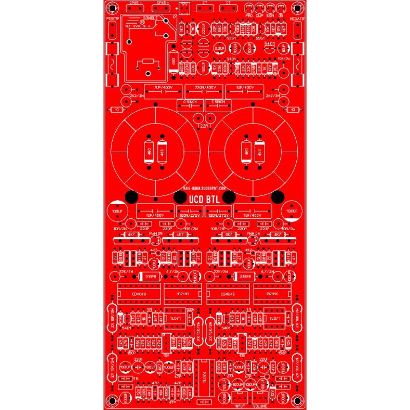 PCB UCD BTL Dobel Layer