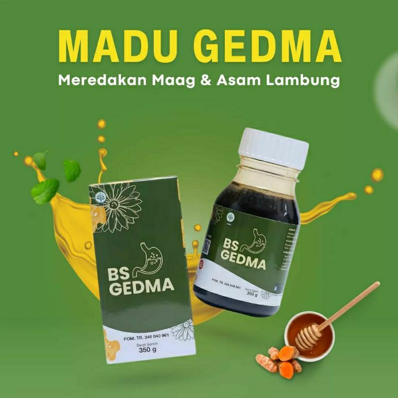 

QH Madu Kesehatan Lambung - BS GEDMA 1 Botol - Atasi Gerd Maag dan Asam Lambung