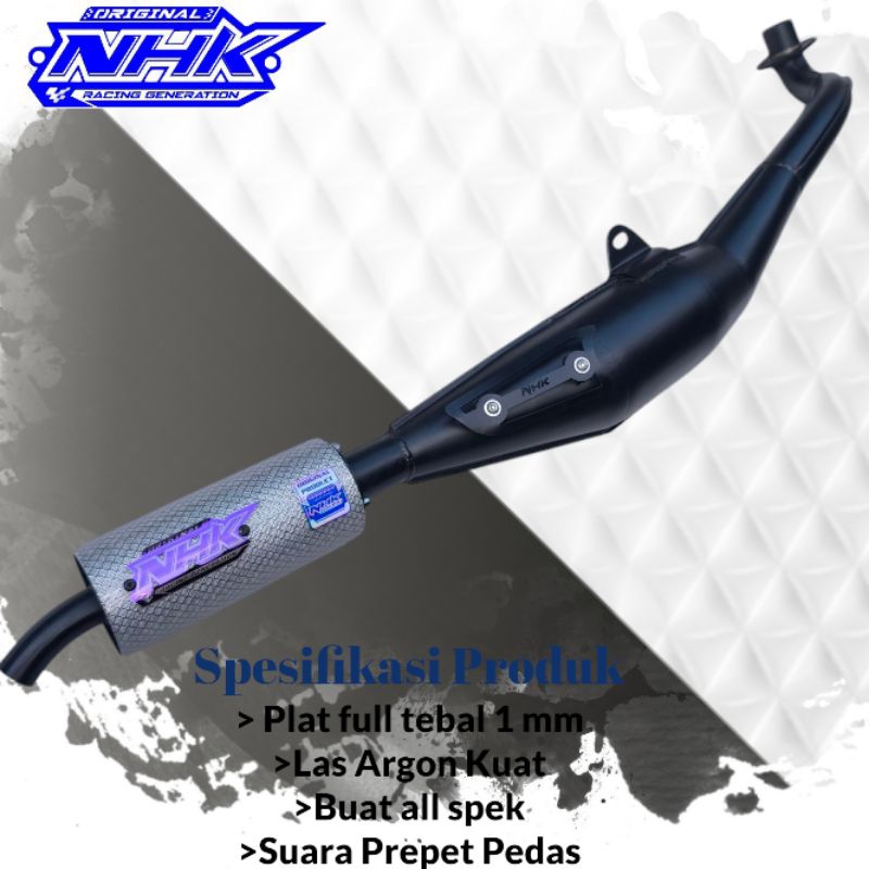 Knalpot F1zR Fizr Force 1 Sstwo NHK Standar racing suara prepet pedas