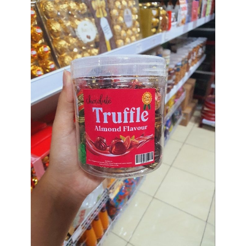 

chocolate truffel almond jar