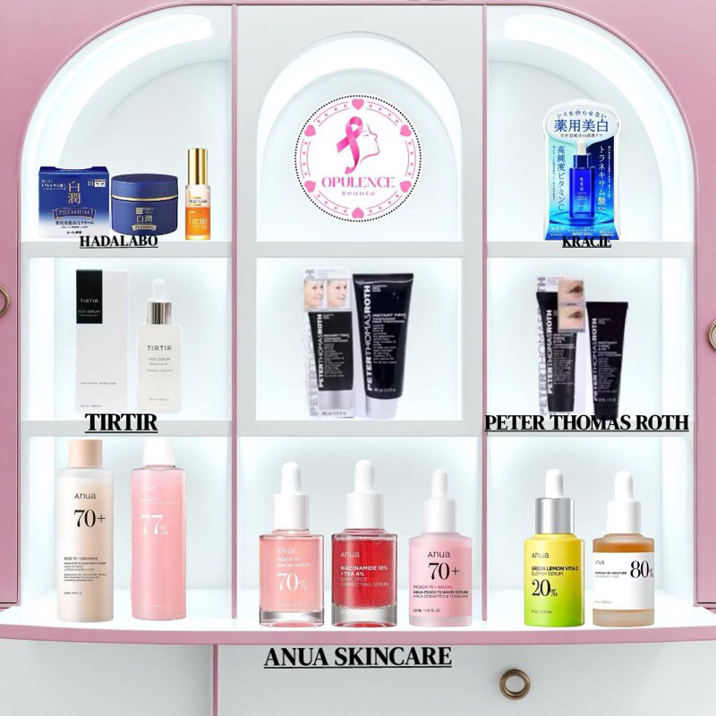 13 Pilihan Skincare Anua, Tirtir, Peter Thomas Roth, Kracie, Hada Labo whitening, Instant Anti aging