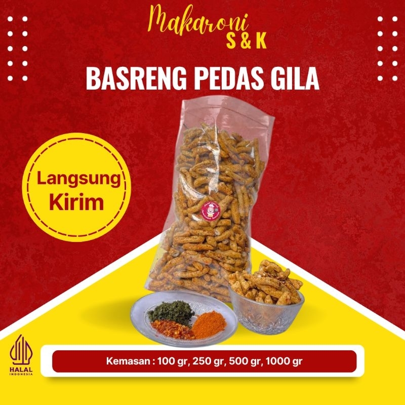 

(COD) 1KG Bakso Goreng BASRENG Stik Rasa Pedas Gila Kiuk Bikin Ngiler