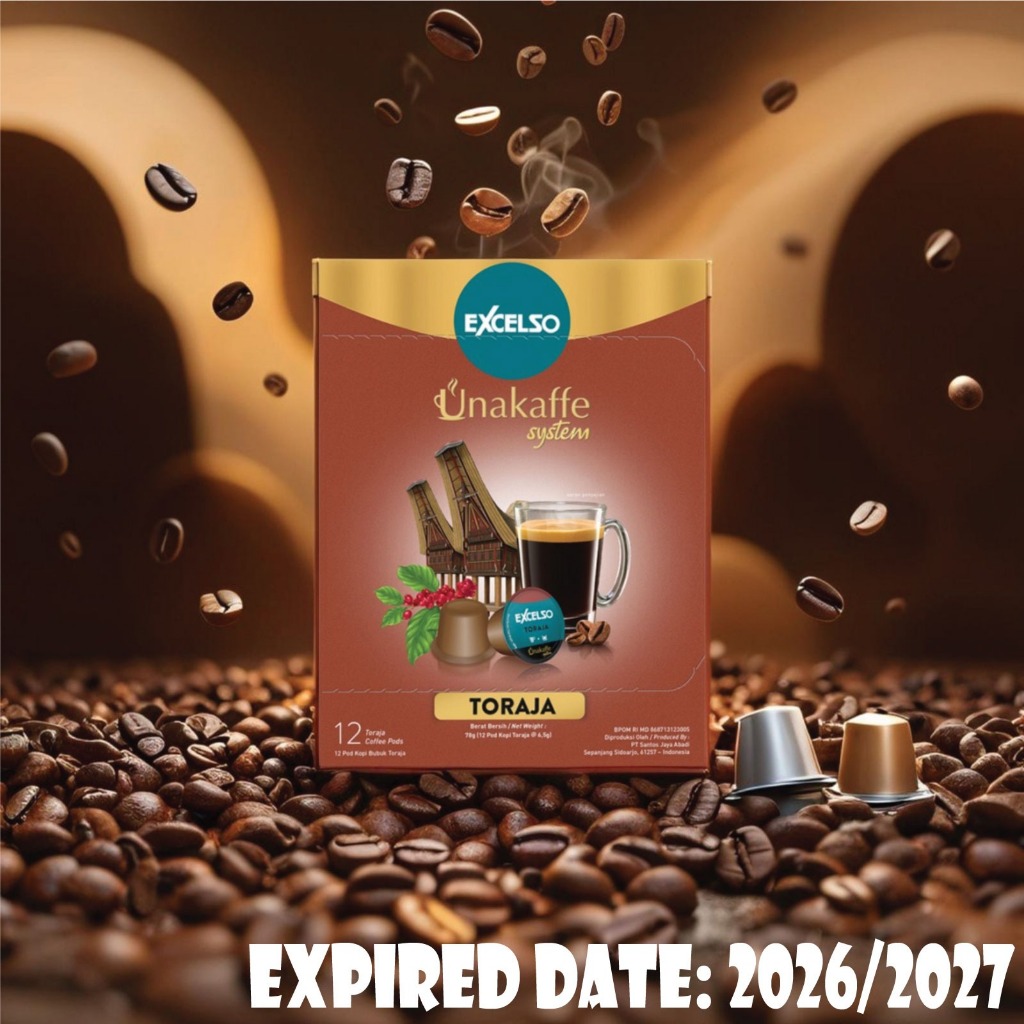 

Excelso Unakaffe Kopi Kapsul Toraja 12 Capsule