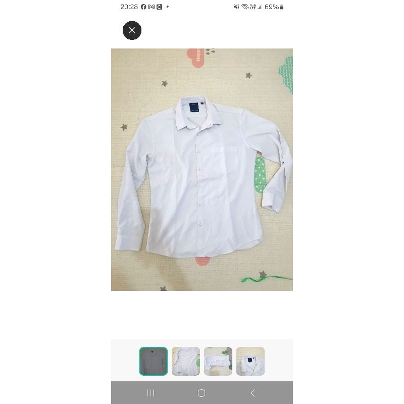 Kemeja Putih Pria Stanley Adams