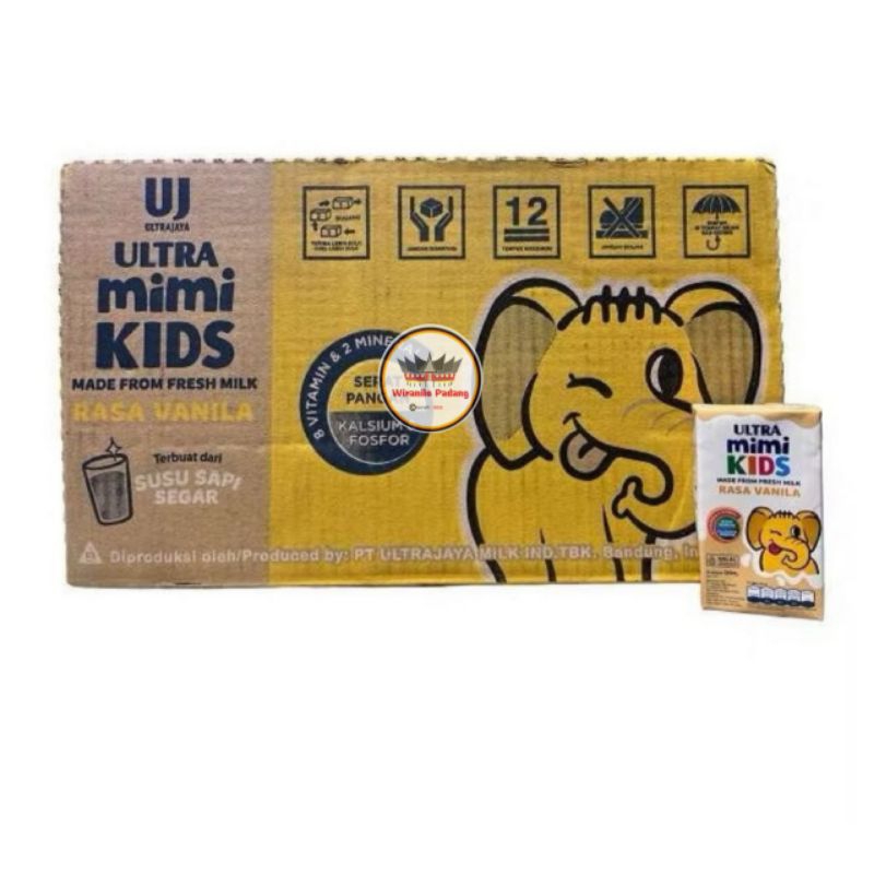 

Ultra Mimi Kids Rasa Vanilla 1 Karton 40Pcs x 125ml