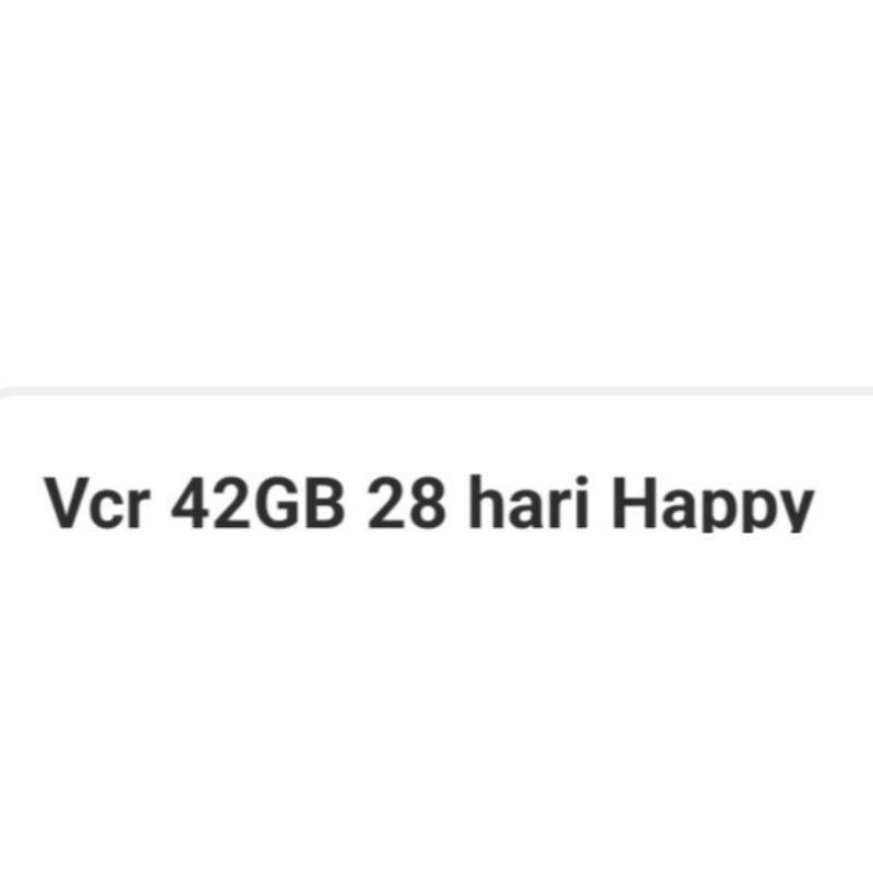 Voucher Data Three 42GB/28 hari murah