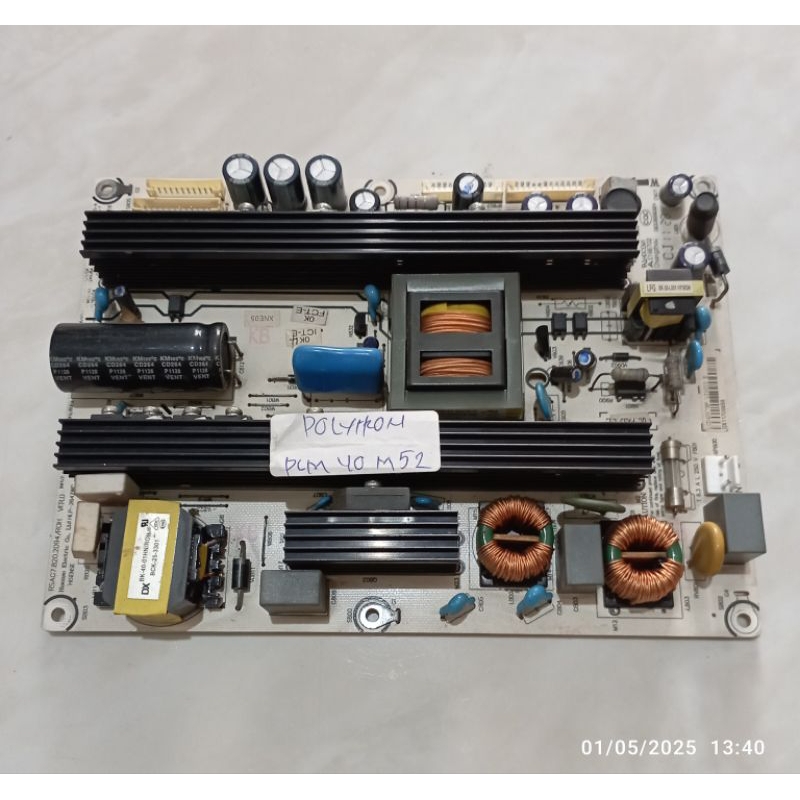 PSU POWER SUPPLY REGURATOR MESIN TV POLYTRON PLM40M52 (PSU PN40)