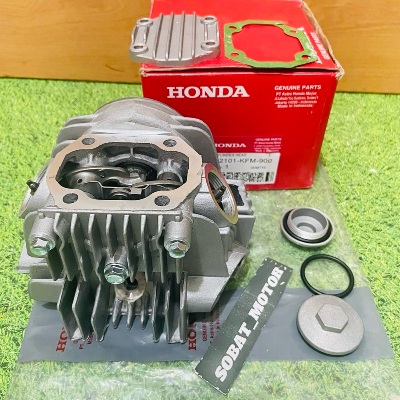 BLOK HEAD ASSY HONDA SUPRA FIT NEW/SUPRA FIT LAMA/LEGENDA/REVO 100 ORi KFM