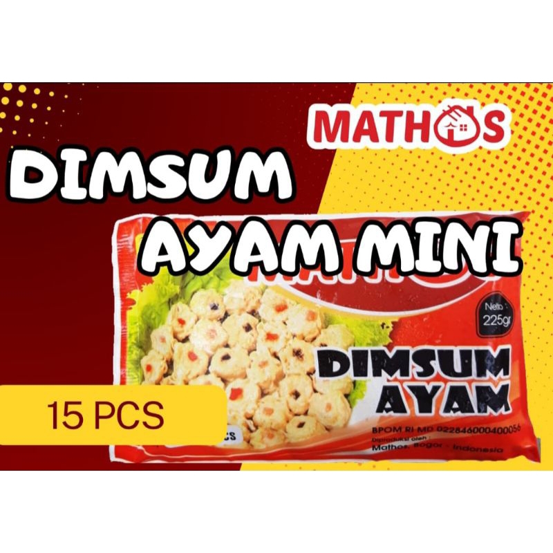 

MATHOS DIMSUM AYAM MINI 15 PCS