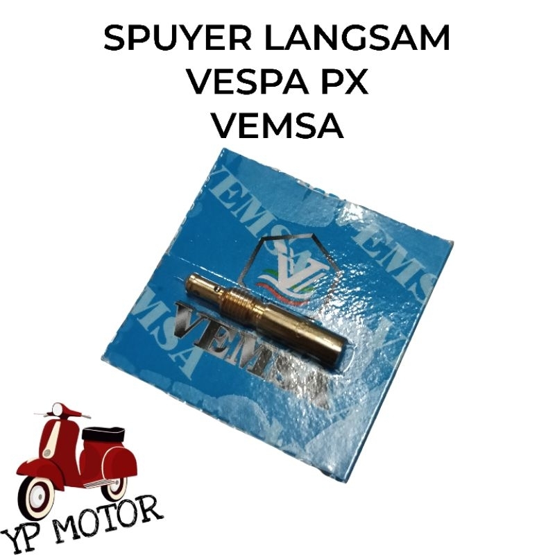 VEMSA Spuyer Sepuyer Langsam Vespa PX P150X Sparepart Aksesoris Variasi Sukucadang Vespa