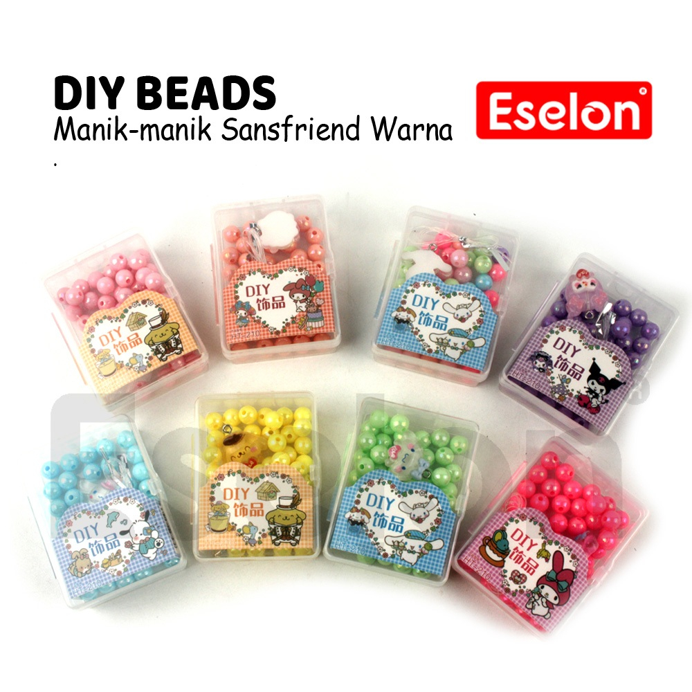 Manik Mote BULAT Meronce Warna Warni / Meronce Manik Manik / Beads HT-210