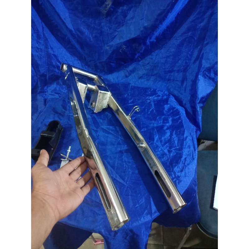 Swing Arm Satria FU model long 63cm bahan pipa besi tebal 2,8mm