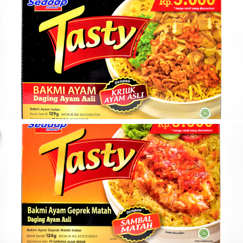 

Sedaap Tasty Bakmi Ayam Mie Instant dengan Daging Ayam Asli