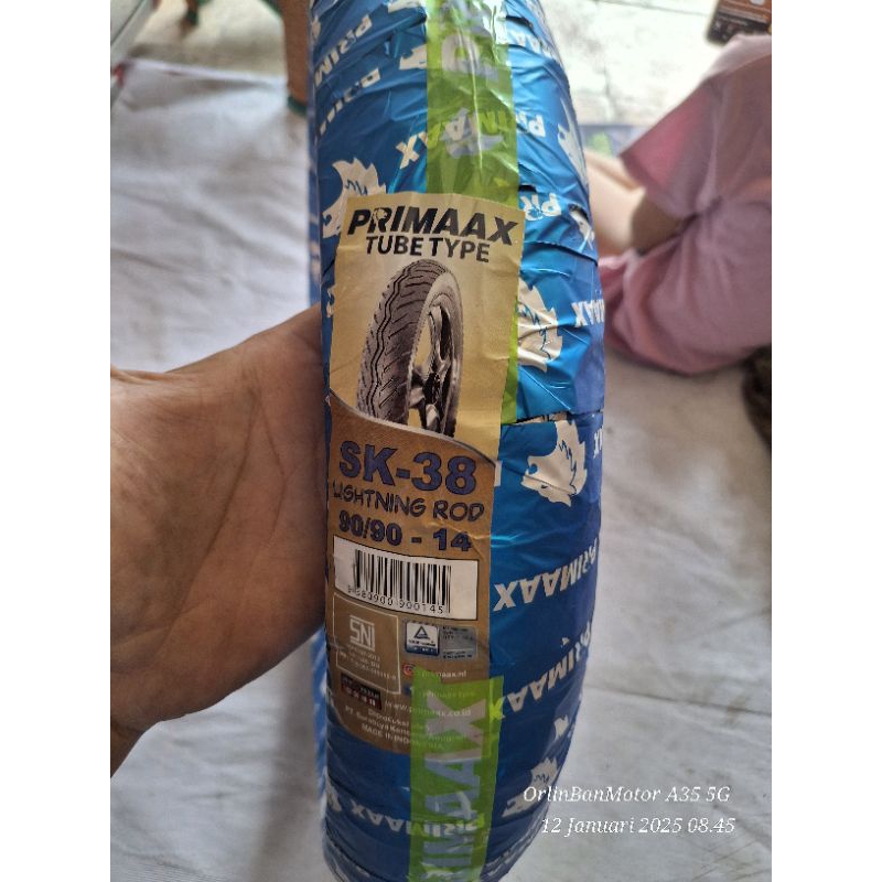 BAN PRIMAX SK38 90/90-14 TUBE TYPE/BAN BELAKANG VARIO125/BAN PRIMAX BELAKANG BEAT NEW/BAN BELAKANG B