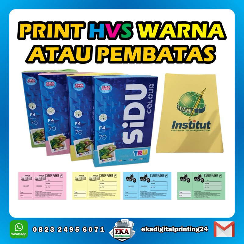 

Print HVS Warna/Pembatas Dokumen