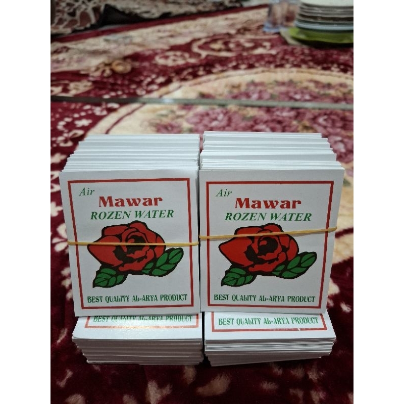 1000 lembar kertas air mawar Rozen water