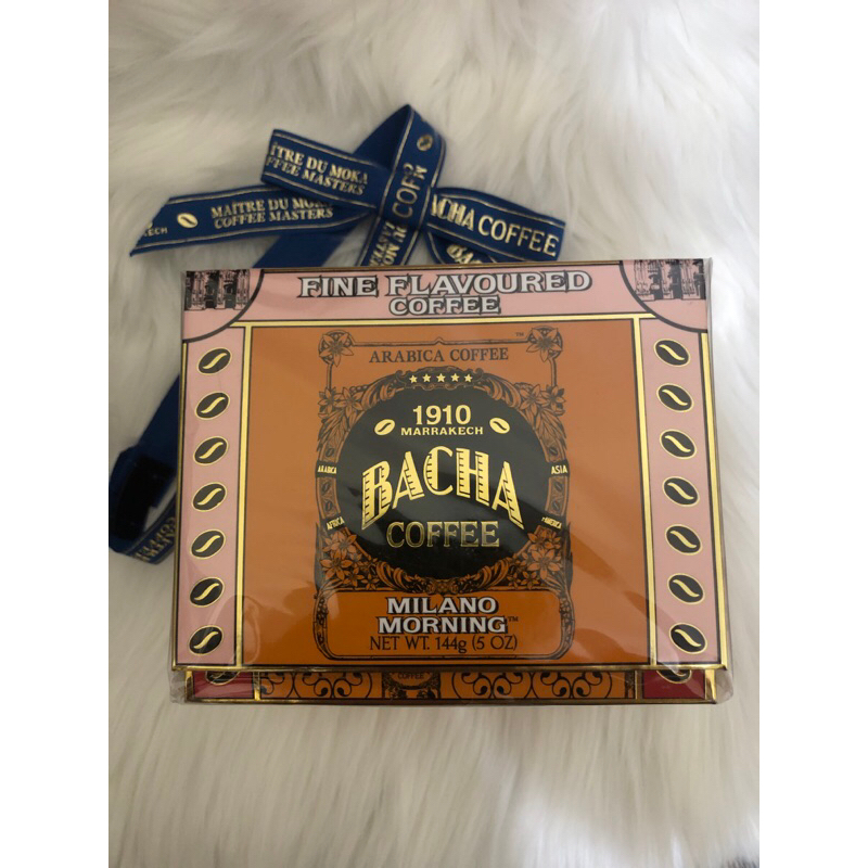 

Milano Morning Bacha Coffee Bag Gift Box Kopi Bubuk Arabika isi 12 bags Arabica