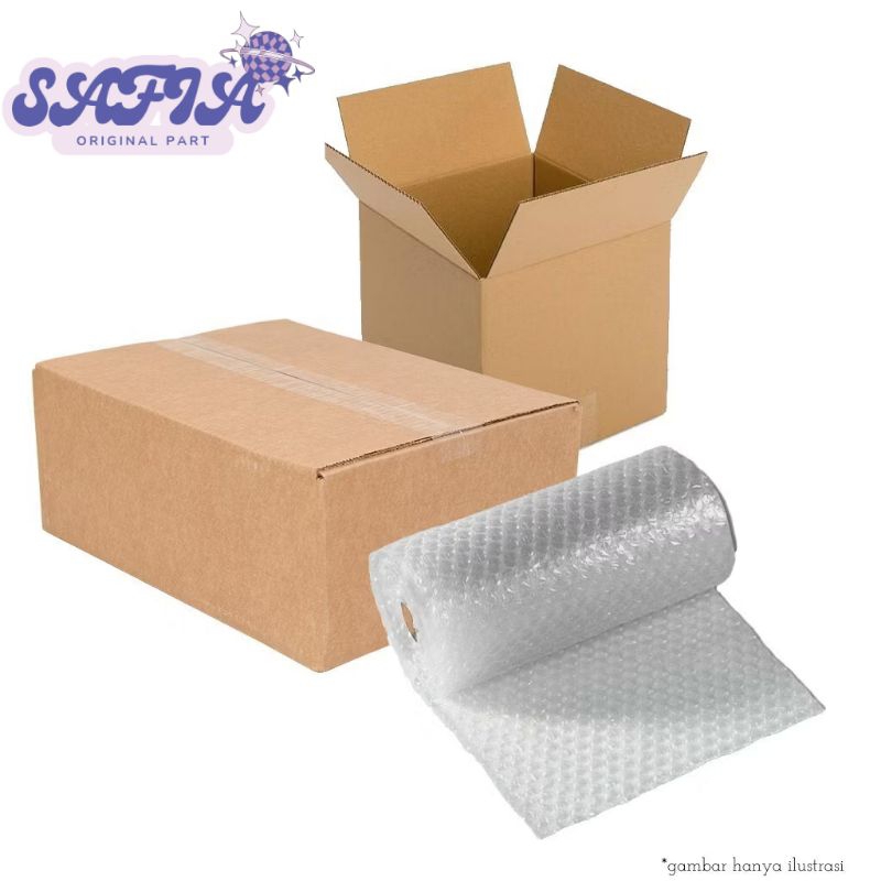

tambahan packing dus dan bubble wrap