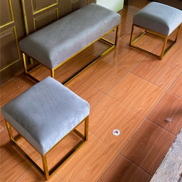 SET BENCH 2 METER + 2 STOOL