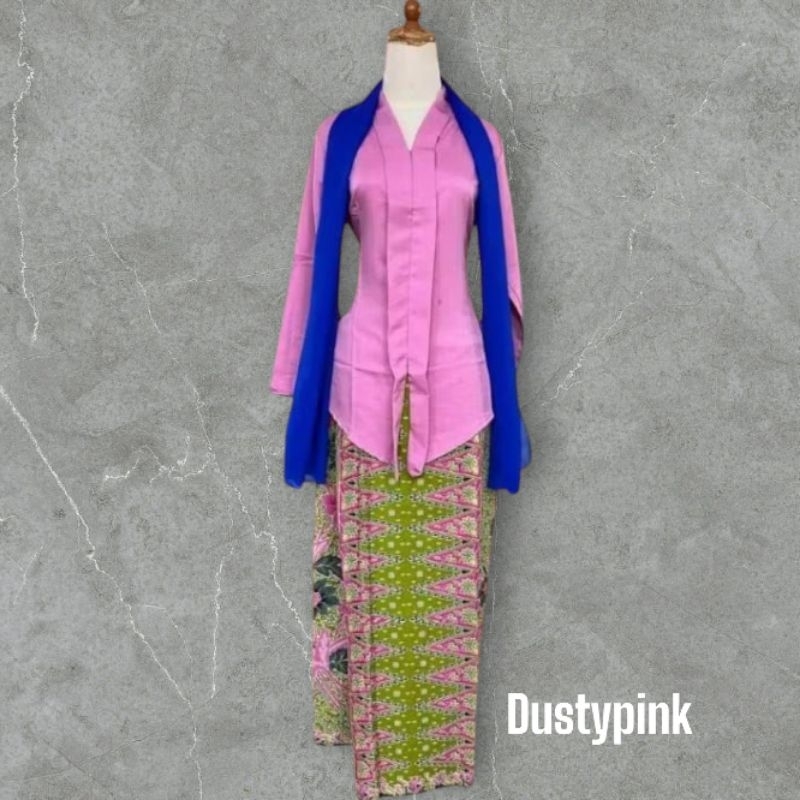 DN-Setelan kebaya encim Abang none Jakarta// kebaya encim Abang none // set kebaya encim polos // ke