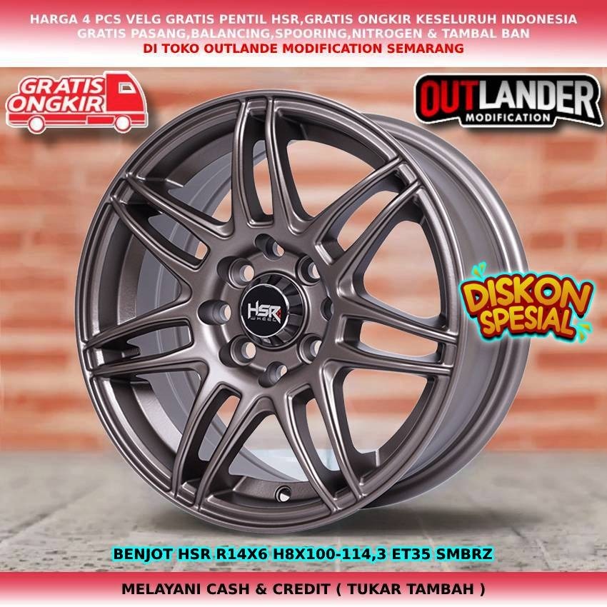 velg mobil racing r14, velg mobil kijang avanza xenia karimun wuling air ev mobilio hsr benjot r14