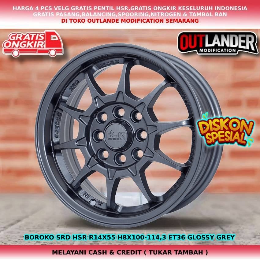 velg mobil racing r14, velg mobil Eterna Galant Karimun Estilo Splash Swift WagonR boroko srd r14