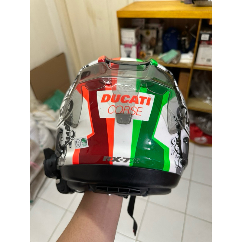 arai rx7x ducati corse v2 size XL