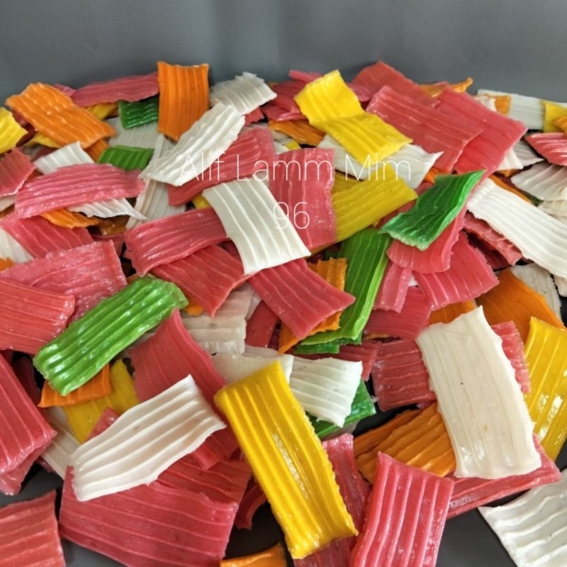

promo!!! kerupuk sisir super mekar - kerupuk lapis - kerupuk mentah