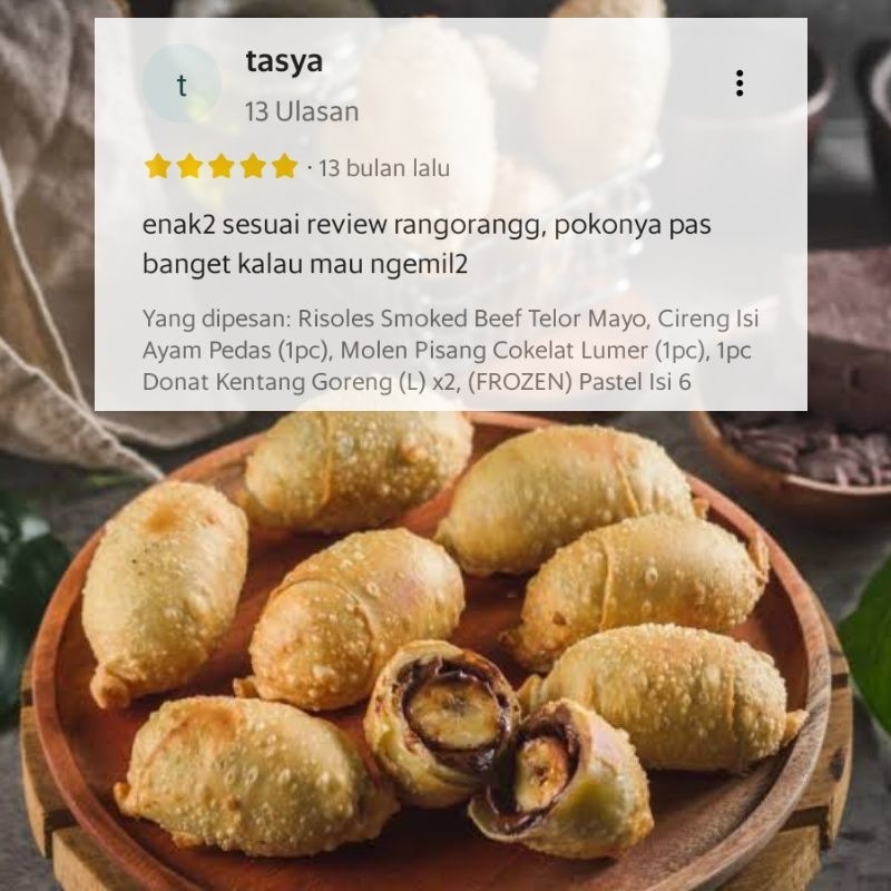 Molen Pisang isi Cokelat Keju
