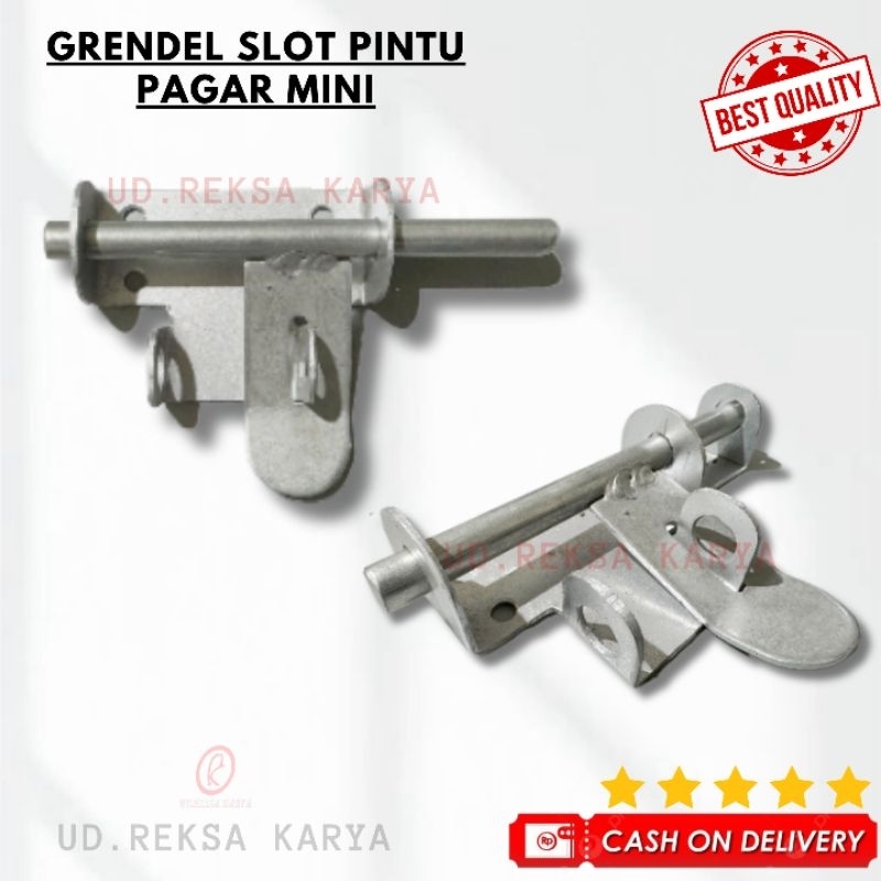 (Promo) Grendel Pintu Pagar Samping Mini | Slot Pintu Pagar Mini | Kuncian Pintu Pagar