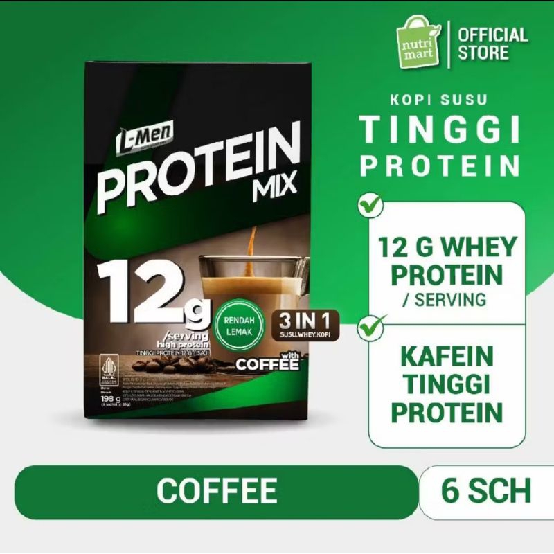 

L-Men Proteinmix Coffee 6 Sachet