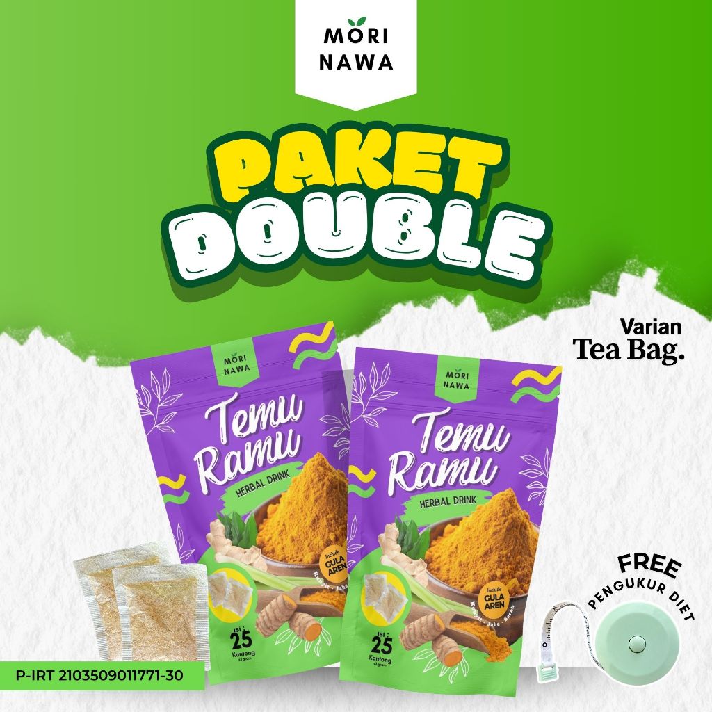 

Paket Double Temu Ramu Tea Bag | Jamu Detox - Melancarkan Menstruasi - Promil - Dll