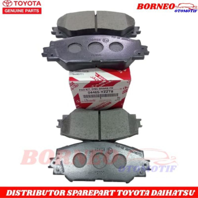 Kampas Rem Depan Sienta/New Altis/Voxy/Nav1/Noah/Wish Original 04465-YZZT8/04465-YZZR3