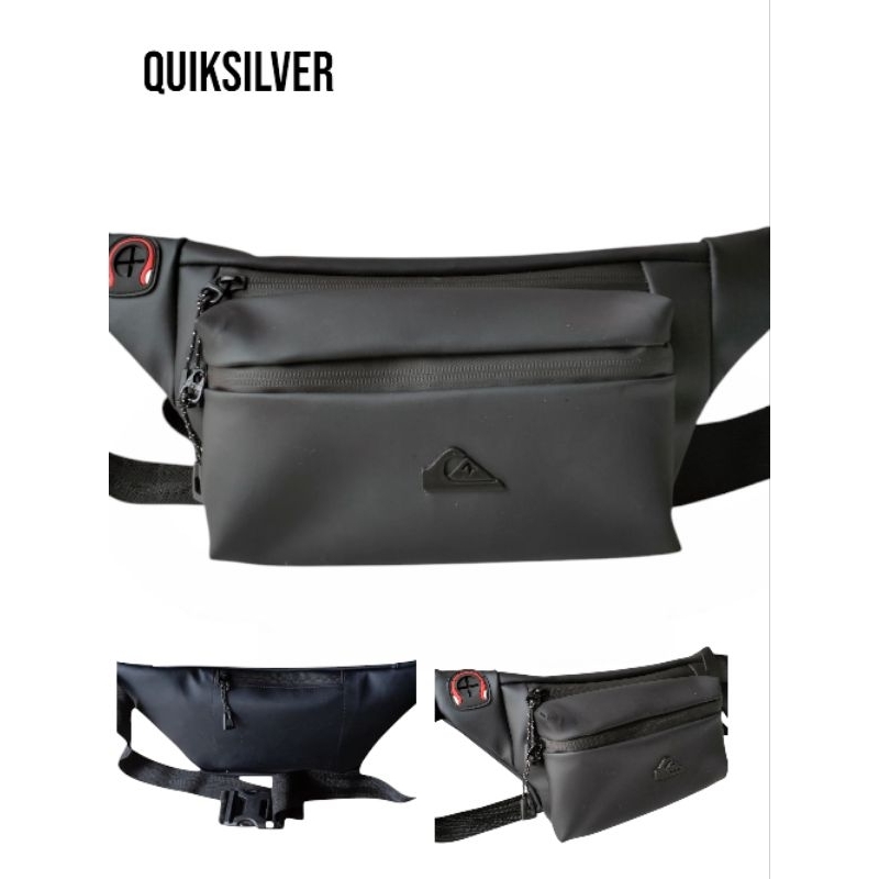 TAS PINGGANG QUIKSILVER TAS SELEMPANG QUIKSILVER TAS QUICKSILVER WAISTBAG QUIKSILVER WATERPROOF LOGO