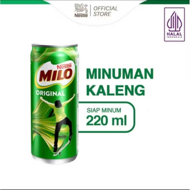 

NESTLE MILO 200ml (kaleng)