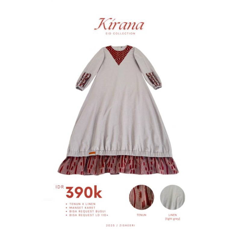 Gamis Zisheeri KIRANA ABU MUDA
