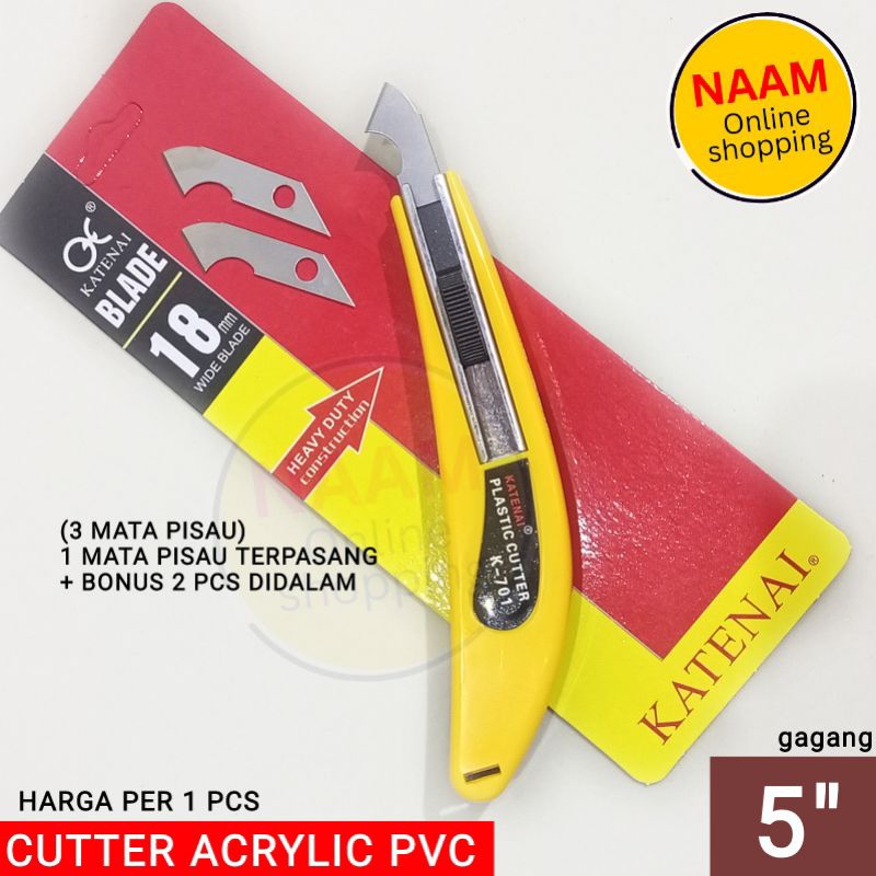 

PISAU CUTTER PEMOTONG AKRILIK PVC PLASTIK DLL - KATER POTONG MIKA ACRYLIC PVC PLASTIC BOARD DLL