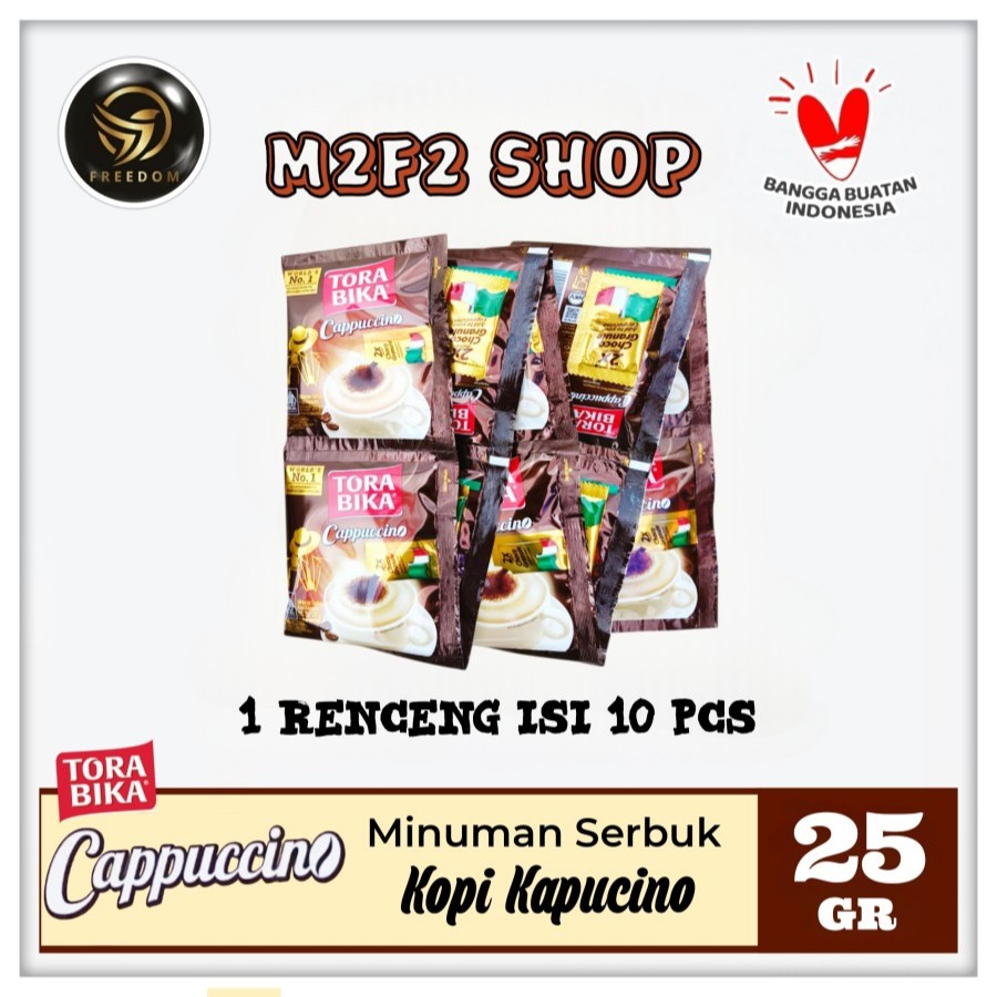 

Kopi Torabika Cappuccino Toraccino | Choco Granule Sachet - 25 gr (Kemasan 1 Renceng)