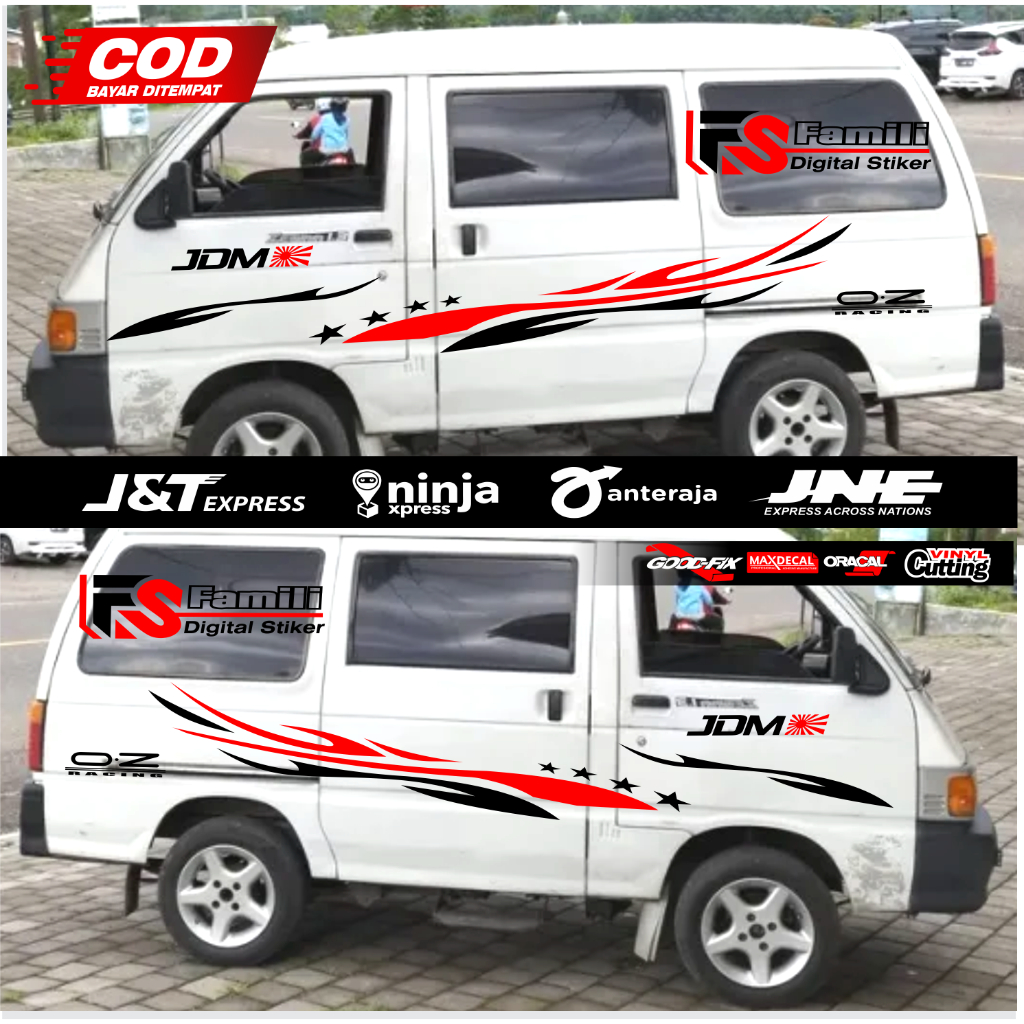 Stiker Cutting Mobil Daihatsu  Zebra Espass