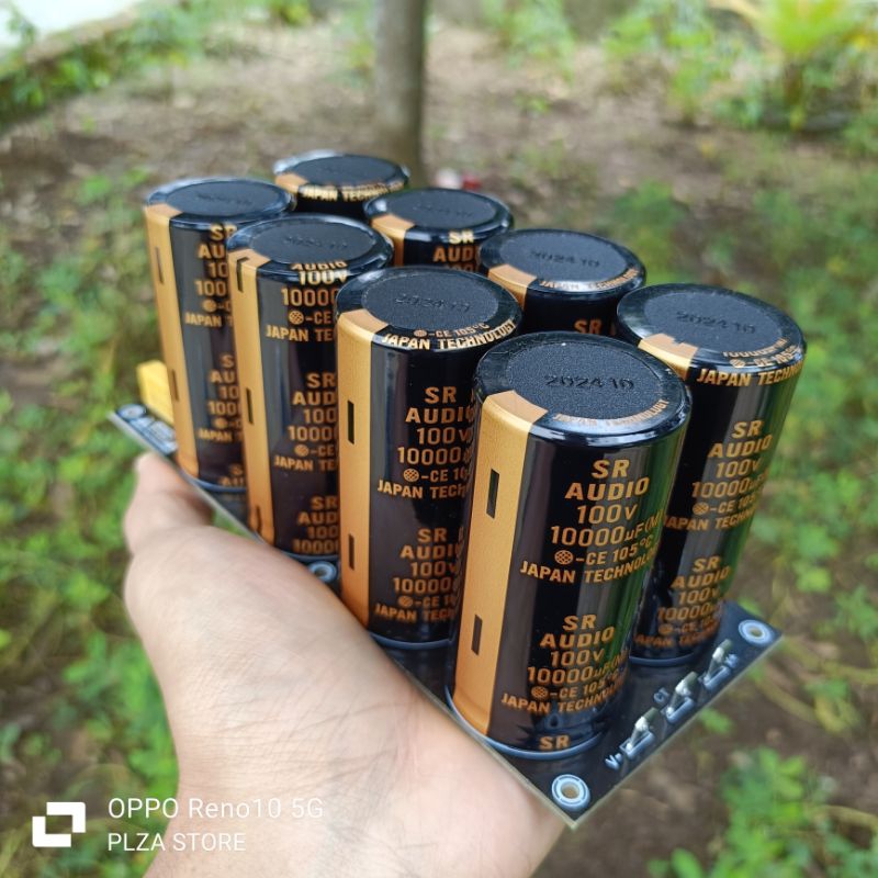 Psu class AB 8 elco 100v 10000uf SR AUDIO ORIGINAL JAPAN Psu isi 8 elko 10.000uf 100volt SR AUDIO or