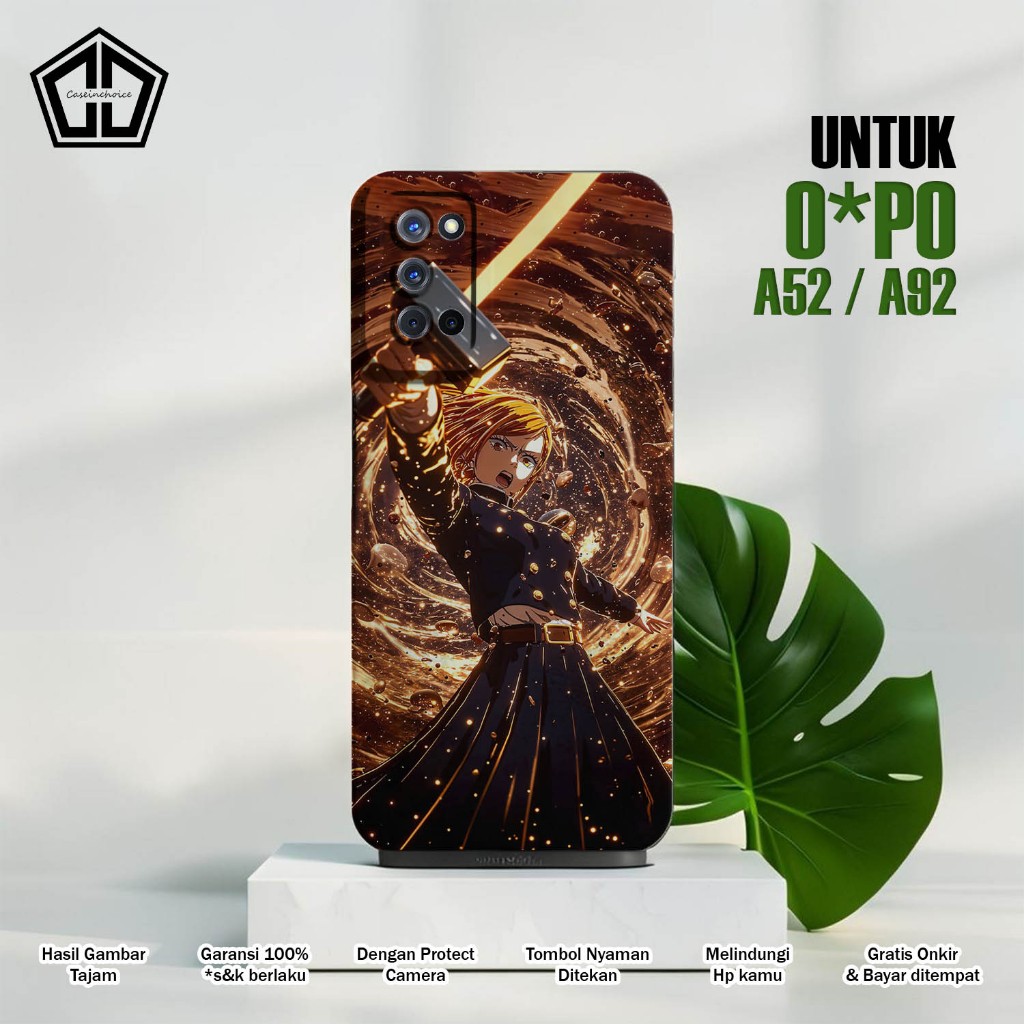 Casing OPPO A92 / A52 - Case OPPO A52 / A92 - ANIME JUJUTSU KAISEN SOFTCASE PROCAMERA CASE HANDPHONE