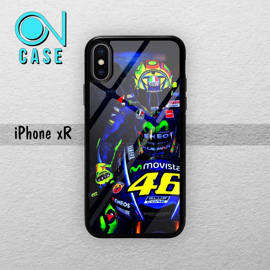 Case Glossy Iphone X XS XS MAX XR Casing Kilau Softcase Hardcase Keren Case Motif Rossi