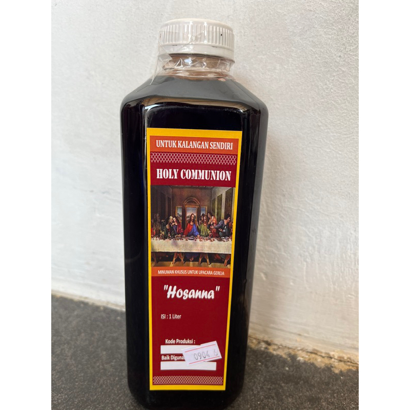 

anggur perjamuan kudus hosanna 1 ltr