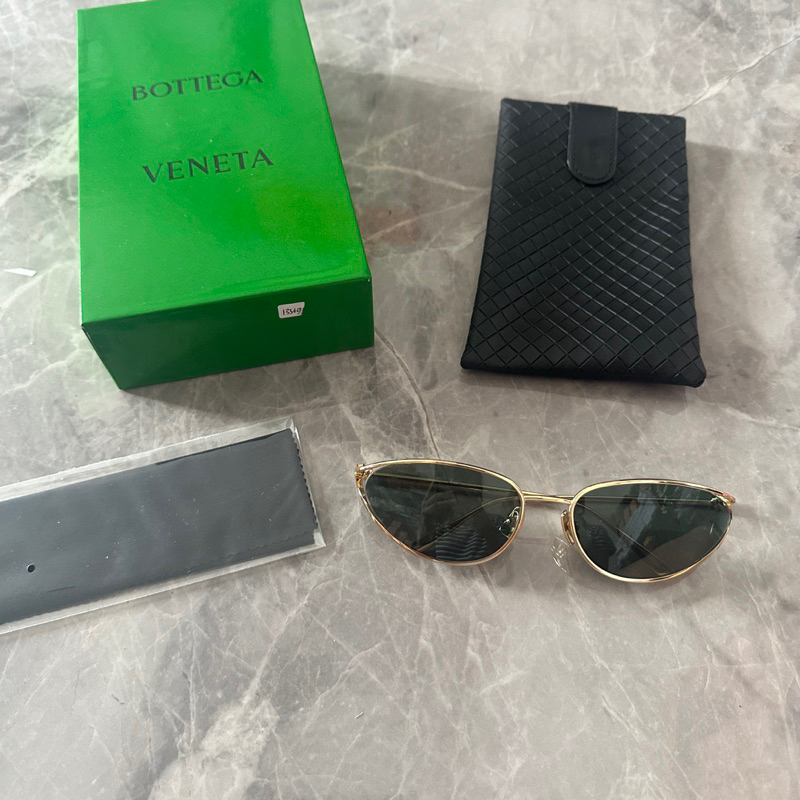 bv 1330 1330s green metal gold kacamata sunglasses
