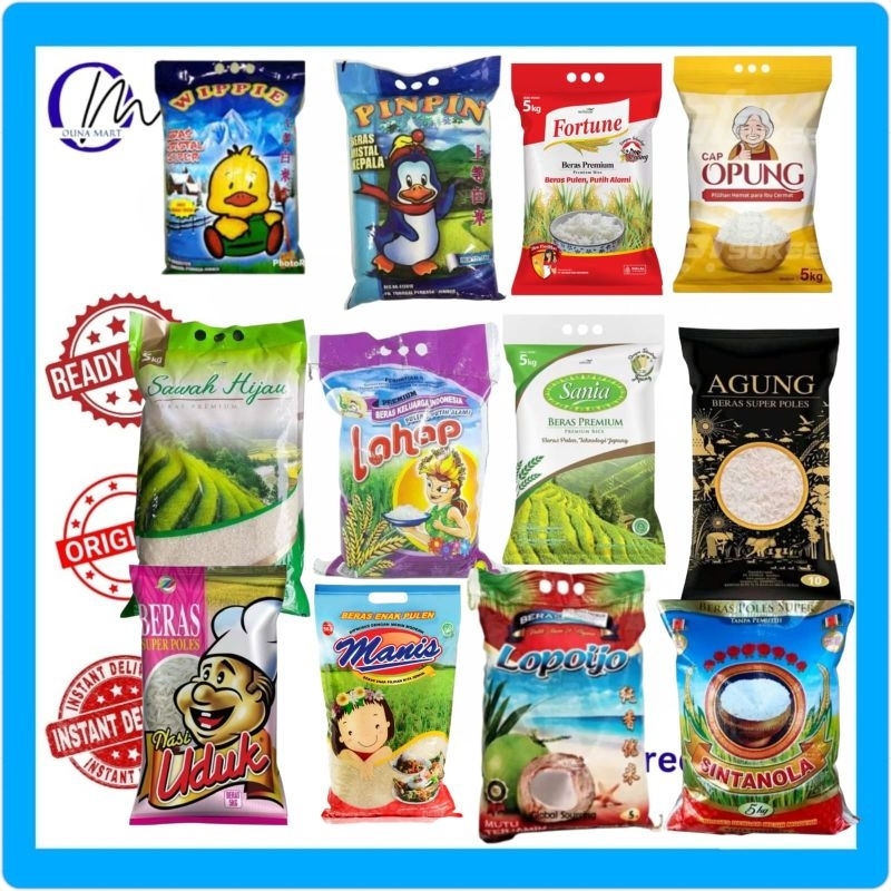 

(READY GOJEK LANGSUNG) BERAS 5 KG