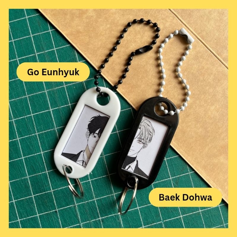 Gantungan aksesoris Go Eunhyuk Baek Dohwa webtoon Operation True Love