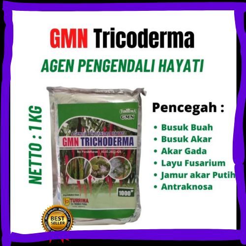 UNGGULAN  Fungisida Tricoderma Organik Isi 1000Gram, Fungisida Tricoderma Padat Isi 1000Gram, Fungis